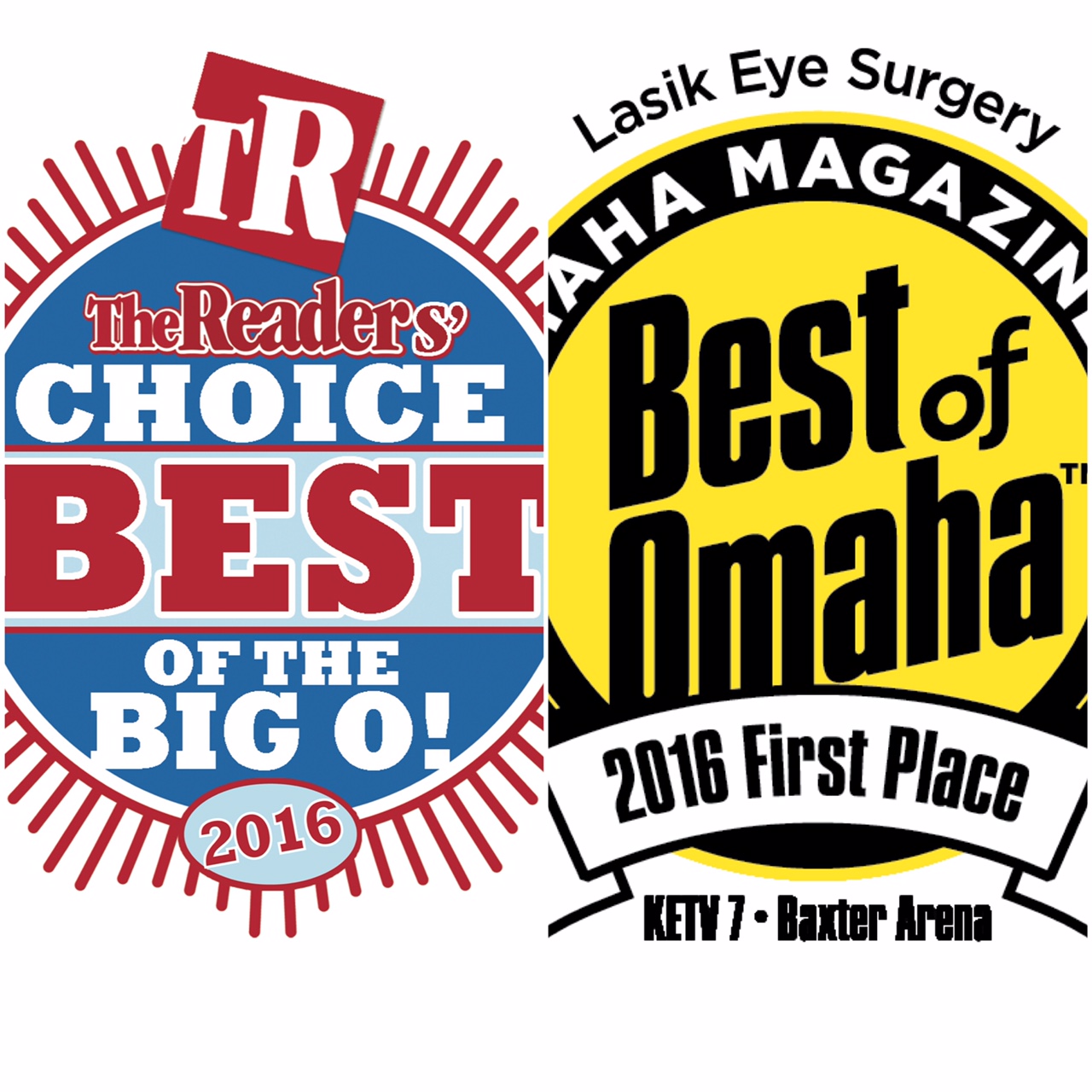 #1 by Readers Choice Best of the Big O and also “Best Lasik Center” from Omaha Magazine! #1 by Readers Choice Best of the Big O and also “Best Lasik Center” from Omaha Magazine!